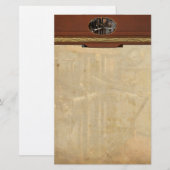 Steampunk - Controles - De controlekamer van het S Briefpapier (Voorkant / Achterkant)