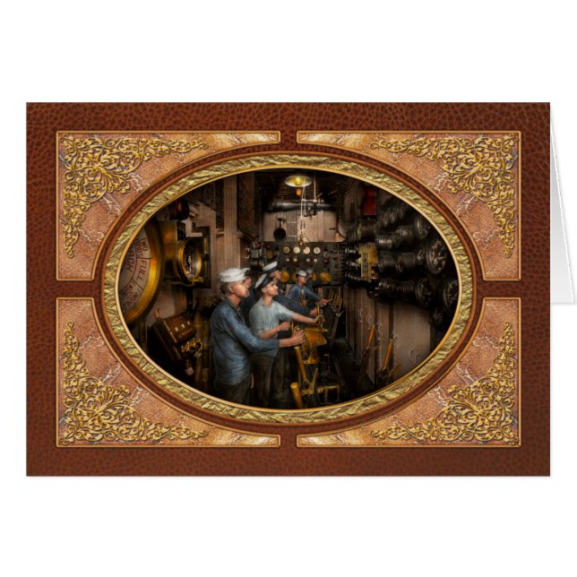 Steampunk - Controles op de USS Washington 1920 (Voorkant Horizontaal)