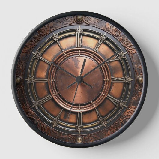 Steampunk Copper Time Face (Voorkant)