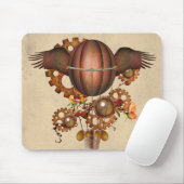 Steampunk Copper Winged ballon Muismat (Met muis)