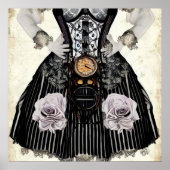  Steampunk Corset Dress Poster (Voorkant)