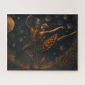 Steampunk Cosmic Ballet Puzzel Legpuzzel (Horizontaal)