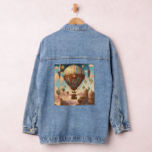 "Steampunk Cosmos: Oude wonderen en kosmische tech Denim Jacket (Hangar)