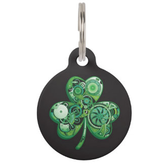 Steampunk Cover Pet ID Tag Huisdierpenning