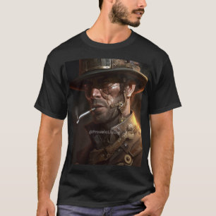 Steampunk cowboy t-shirt