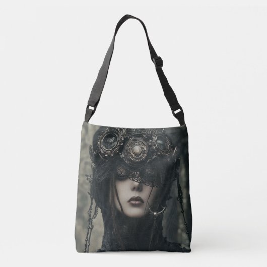 Steampunk Crossbody Tas (Achterkant)