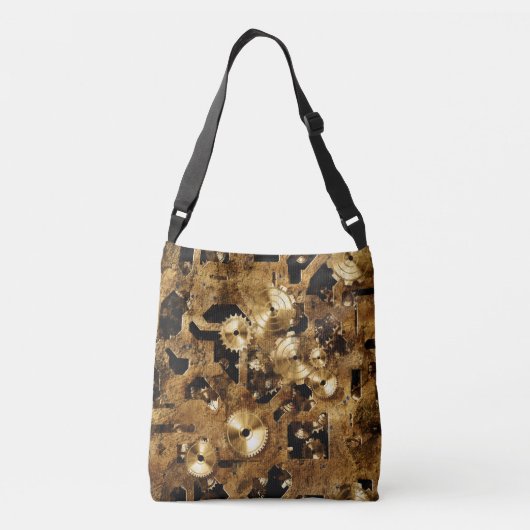 Steampunk Crossbody Tas (Achterkant)