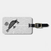 Steampunk Crow 2 Bagagelabel (Voorkant horizontaal)