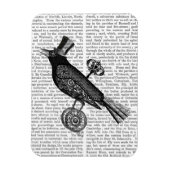 Steampunk Crow 2 Magneet (Verticaal)