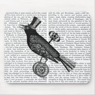 Steampunk Crow 2 Muismat