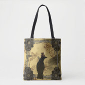 SteamPunk Crow Canvas tas (Voorkant)