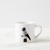 Steampunk Crow Espresso Kop (Rechts)