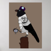 Steampunk Crow Poster (Voorkant)