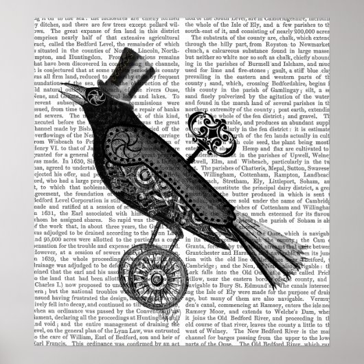 Steampunk Crow Poster (Voorkant)