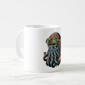 Steampunk Cthulhu monster Koffiemok (Voorkant links)