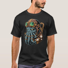 Steampunk Cthulhu monster T-shirt