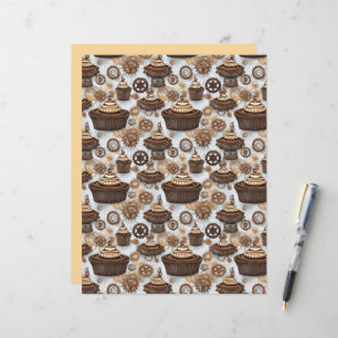 Steampunk cup cakes en Gears