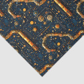 Steampunk Cyberpunk Configuratiescherm BM2 Decoupa Tissuepapier (Detail)