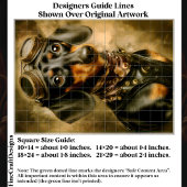 Steampunk Dachshund Dog Aviator EP7R Decoupage Tissuepapier