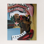 Steampunk Dachshund Legpuzzel (Verticaal)