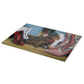 Steampunk Dachshund Shoes Boots Victoriaans Snijplank (Hoek)