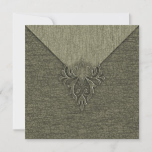 Steampunk Damask en Floral