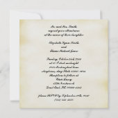 Steampunk  Damask en Floral Kaart (Achterkant)