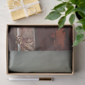 Steampunk Dames Duo Gears en Groeven Decoupage Tissuepapier (Geschenk)