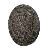 Steampunk Dartboard Dartbord (Voorkant Rechts)