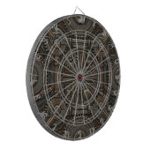 Steampunk Dartboard Dartbord (Voorkant Links)