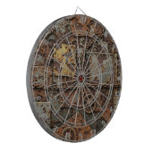 Steampunk Dartboard Dartbord (Voorkant Links)
