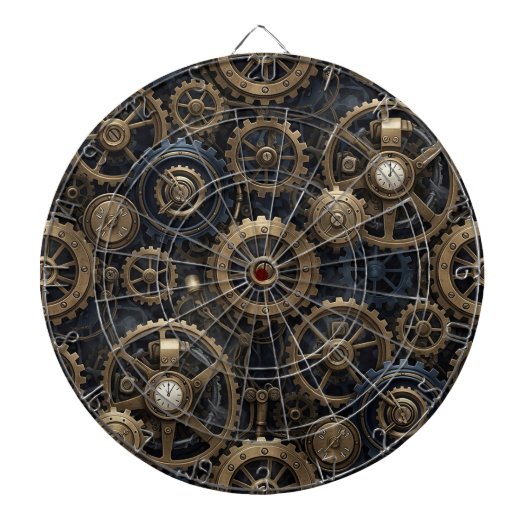 Steampunk Dartbord (Voorkant)