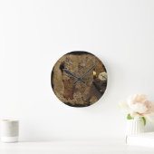 Steampunk de accessoires van de tijdreis, kaart, k ronde klok (Huis)