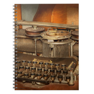 Steampunk - De geschiedenis van typen Notitieboek