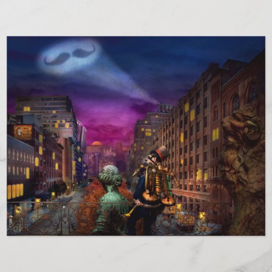 Steampunk - De grote snor Flyer (Voorkant)