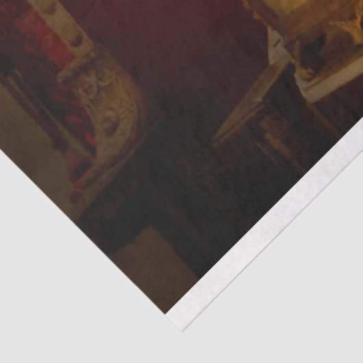 Steampunk - De orrery Tissuepapier (Detail)