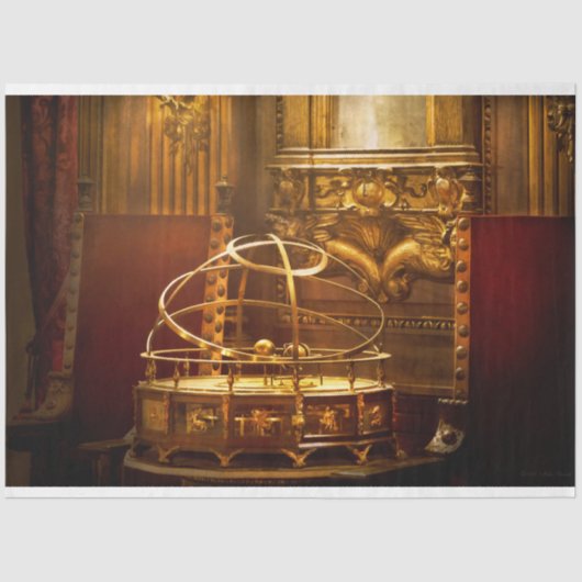 Steampunk - De orrery Tissuepapier (Voorkant)