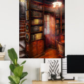 Steampunk - De semi-private studie Poster (Thuiskantoor)