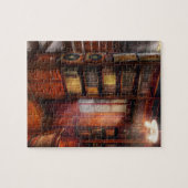 Steampunk - De semi-privee werkkamer Legpuzzel (Horizontaal)