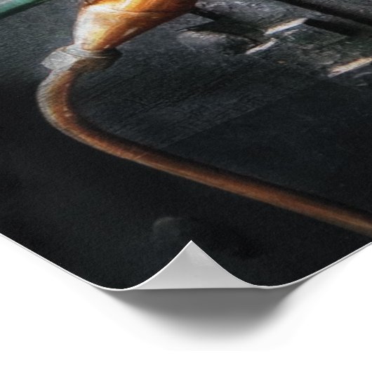 Steampunk - de stoommotor poster (Hoek)