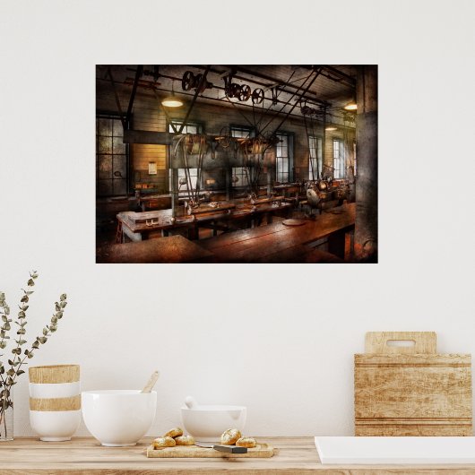 Steampunk - de workshop poster (Keuken)