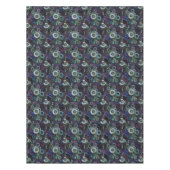 Steampunk decor, horloges tijd tandwielen patroon  tafelkleed (Voorkant)