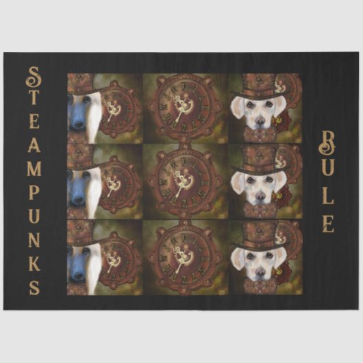 Steampunk Decoupage Papier (Voorkant)