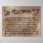 Steampunk Definition Poster (Voorkant)