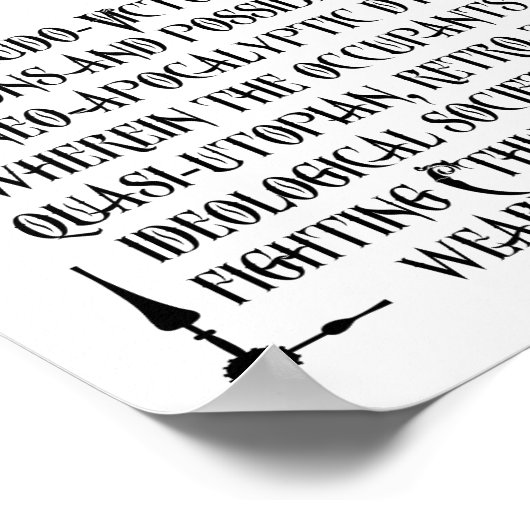 Steampunk Definition Poster (Hoek)