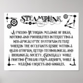 Steampunk Definition Poster (Voorkant)