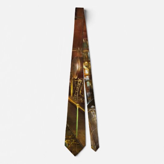 Steampunk - Denk aan Tanks Stropdas (Voorkant)