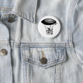 Steampunk derigicyclist ronde button 5,7 cm (In situ)