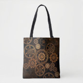 Steampunk Design Canvas tas (Voorkant)
