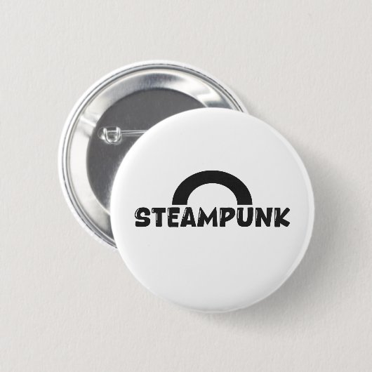 Steampunk Design – Minimalist Button (Voorkant /achterkant)